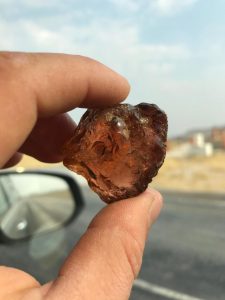 Orange / Cinnamon — Namibian tourmaline