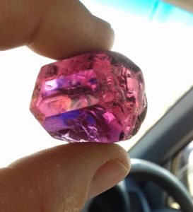 Pink Eye — Rubellite — Namibian tourmaline
